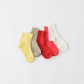 【SALE】 くらすこと さらっとなめらかリネンソックス