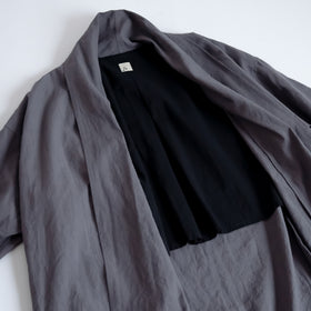 【SALE】 くらすこと リネンコットンのローブコート