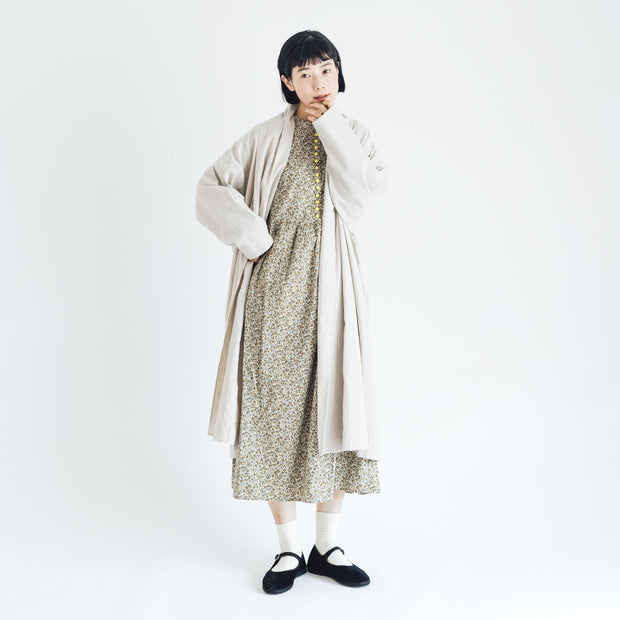 【SALE】 くらすこと リネンコットンのローブコート