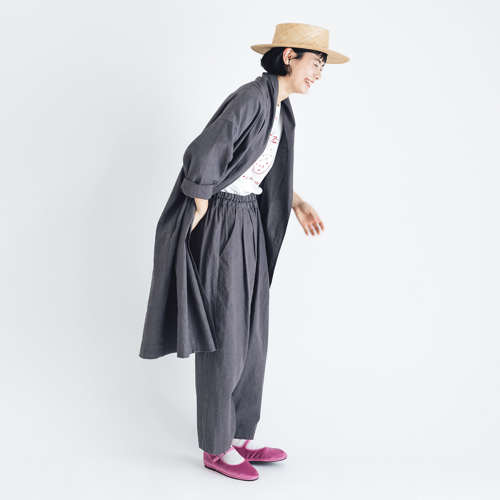 【SALE】 くらすこと リネンコットンパンツ