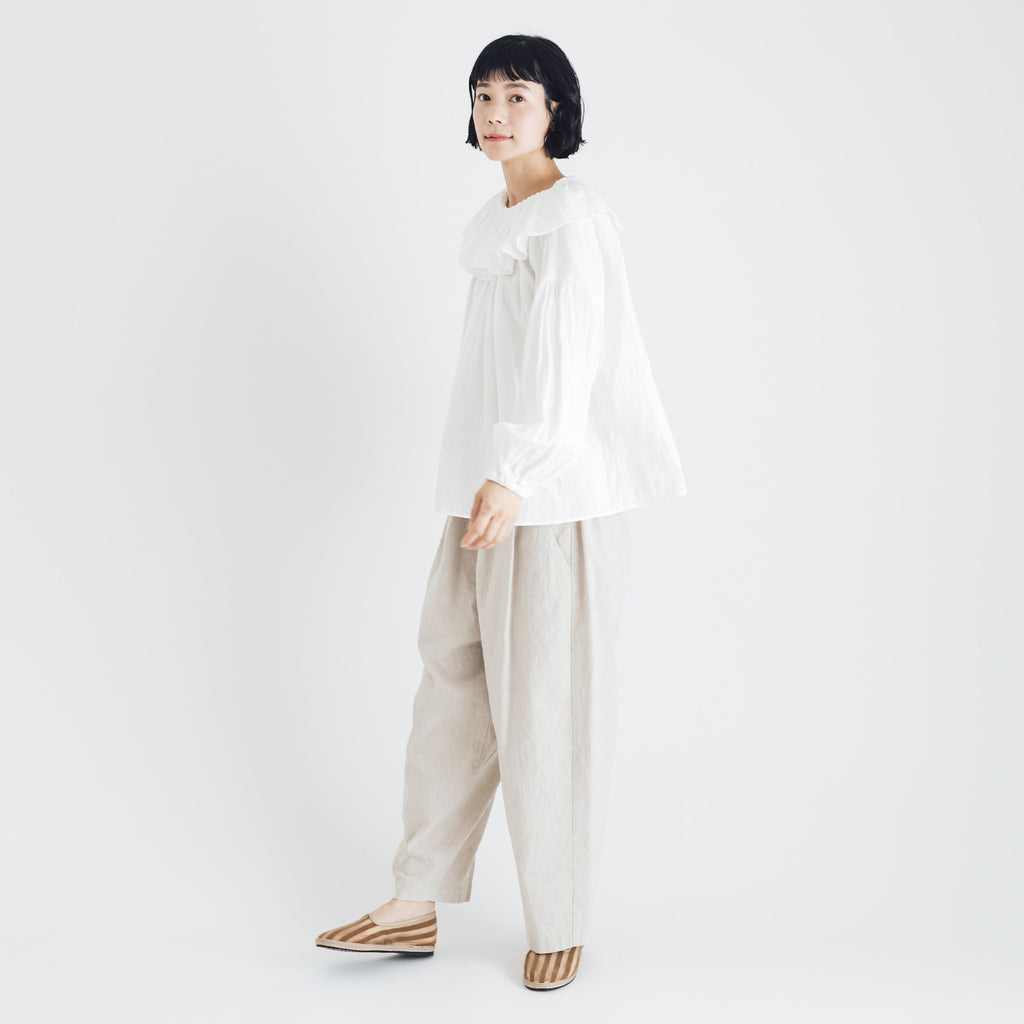 【SALE】 くらすこと リネンコットンパンツ