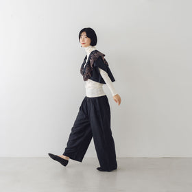 「くらすことの日常生活着」コットンタートルカットソー