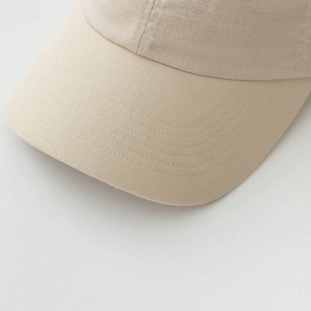 くらすこと コットンリネンのシンプルキャップ［7月入荷予定］