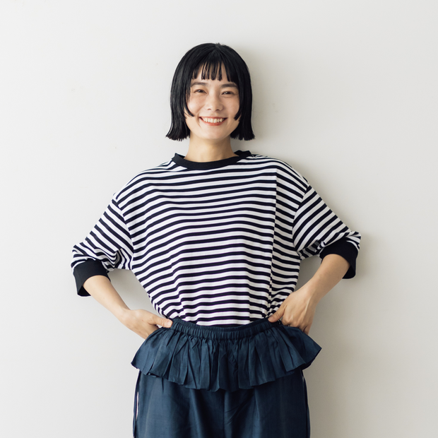 くらすこと ＋to コットンハーフスリーブカットソー