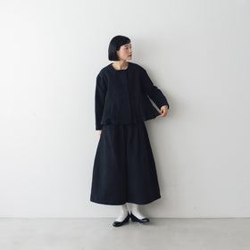 MAGALI ハイカウントコットンリネン コクーンパンツ