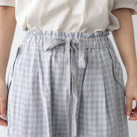 【SALE】 MAGALI ウォッシュドコットン バルーンギャザーパンツ