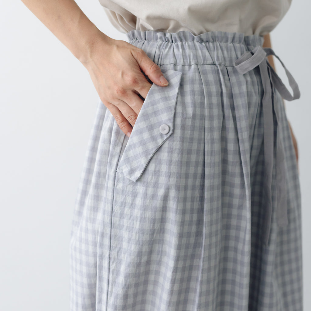 【SALE】 MAGALI ウォッシュドコットン バルーンギャザーパンツ