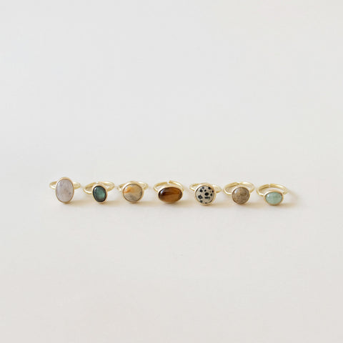 SURUME. STONE RING
