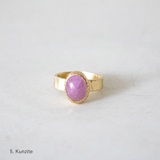 SURUME. Cutting Stone Ring