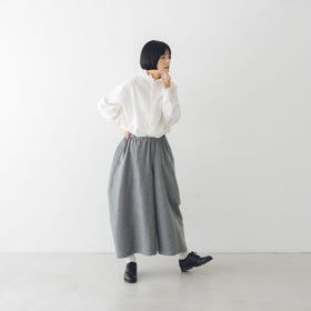 Yarmo ラッフルシャツ ダンガリー