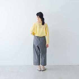 Yoli Gingham wide pants
