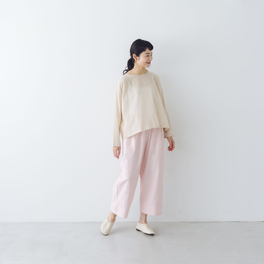 Yoli Gingham wide pants