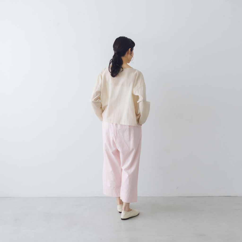 Yoli Gingham wide pants