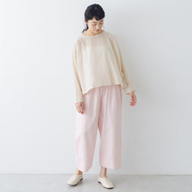 Yoli Gingham wide pants
