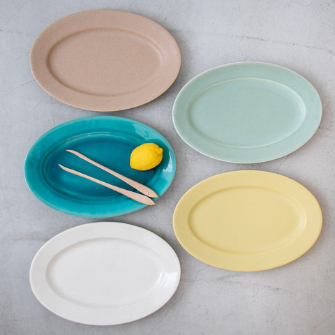 Awabi ware オーバル皿 L［期間限定販売］