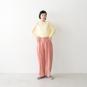 【SALE】 me. flow cotton silk ロングスリーブT