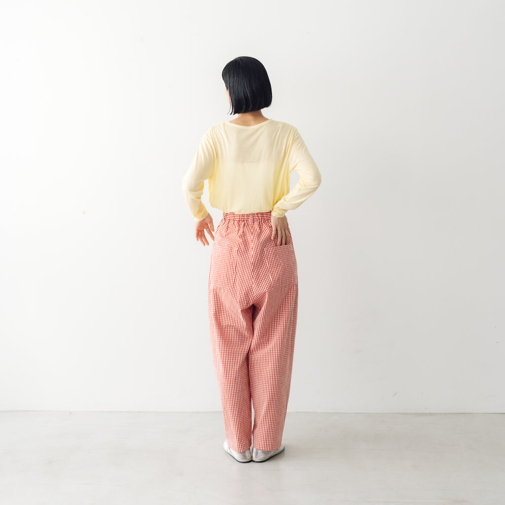 【SALE】 me. flow cotton silk ロングスリーブT