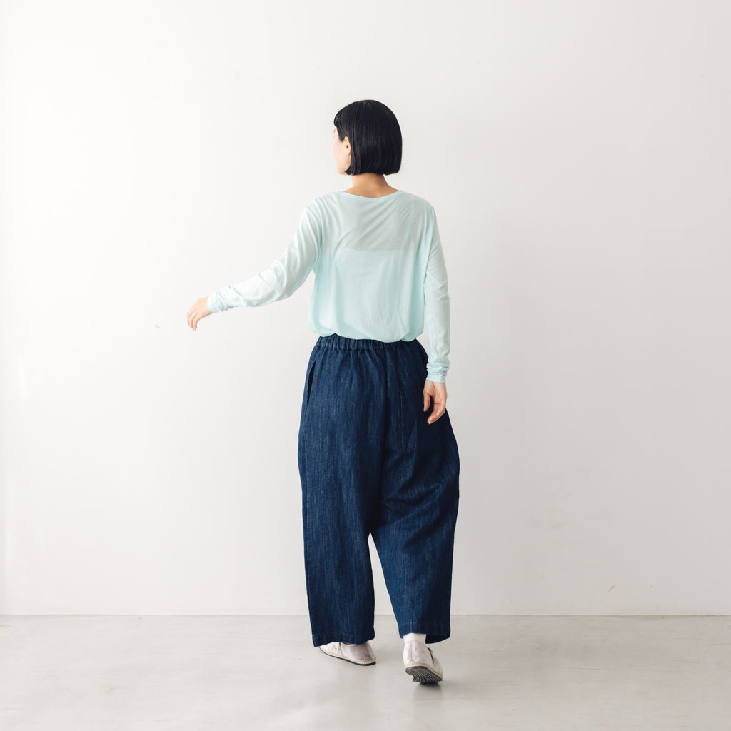 【SALE】 me. flow cotton silk ロングスリーブT