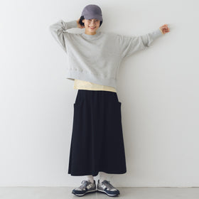 atelier naruse ウールポンチギャザースカート