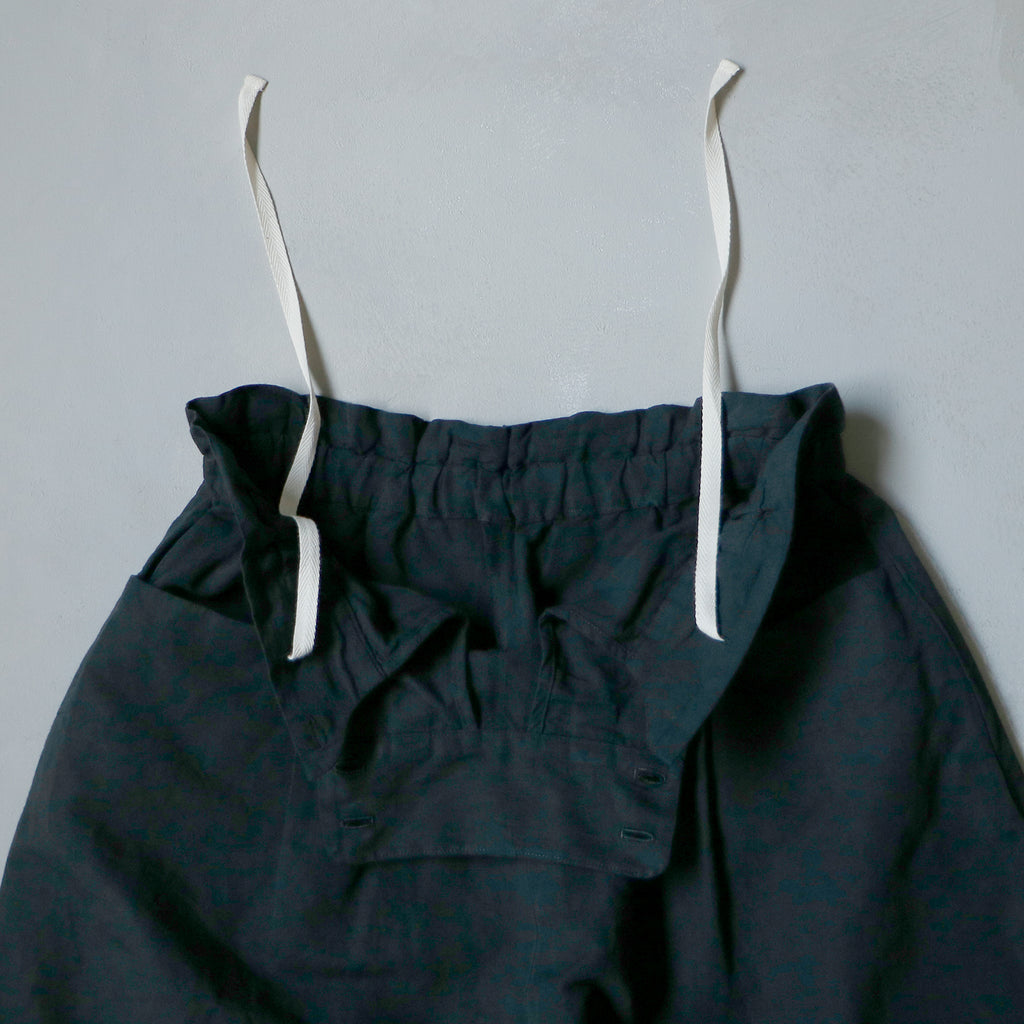 MAGALI ハイカウントコットンリネン コクーンパンツ