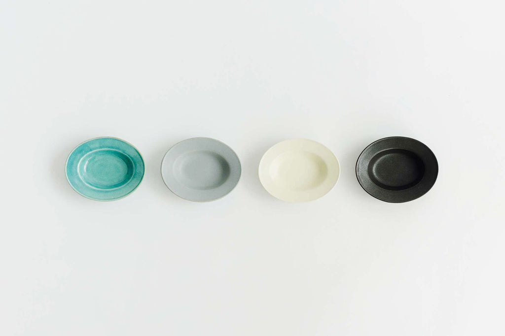 Awabi ware 楕円小皿［一部期間限定販売］
