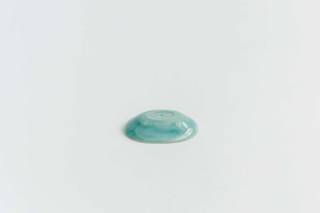Awabi ware 楕円豆皿
