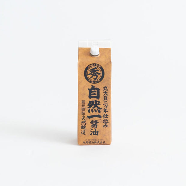 丸秀醤油 自然一醤油 *