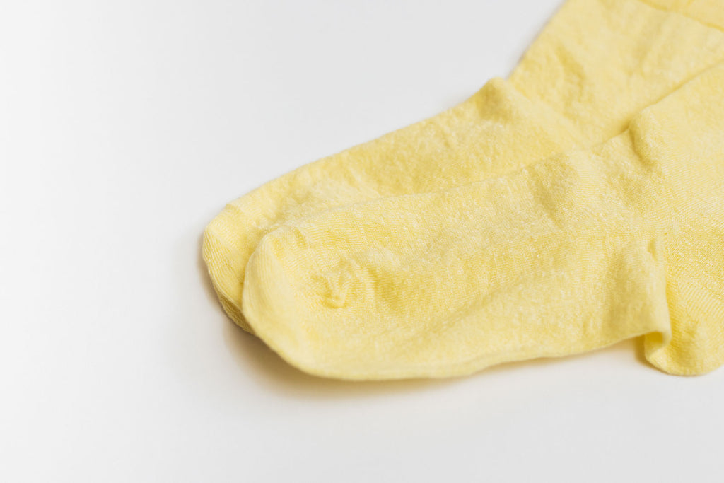 【SALE】 くらすこと さらっとなめらかリネンソックス
